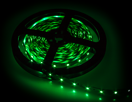 Лента светодиодная LS 35G-60/33 60LED 4.8Вт/м 12В IP33 зеленая LLT