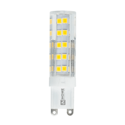 Лампа светодиодная LED-JCD-VC 5Вт 230В G9 3000К 450Лм IN HOME