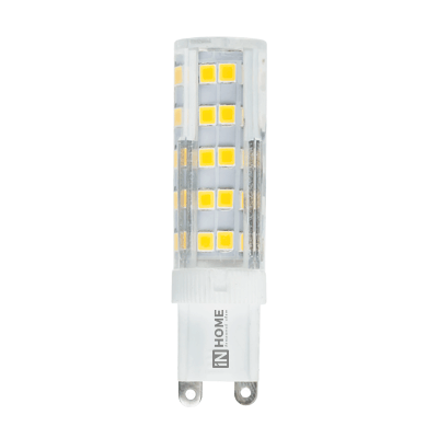 Лампа светодиодная LED-JCD-VC 9Вт 230В G9 6500К 810Лм IN HOME
