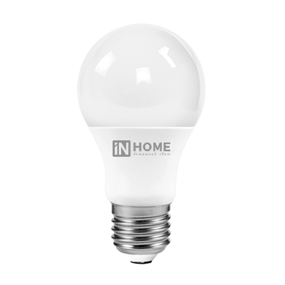 Лампа сд LED-A60-VC 10Вт 230В Е27 6500К 950Лм IN HOME