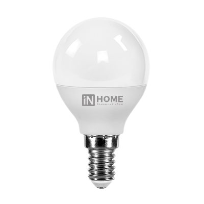 Лампа светодиодная LED-ШАР-VC 6Вт 230В Е14 3000К 570Лм IN HOME