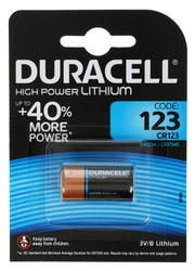 Батарейка Duracell Ultra CR123A High Power Lithium в блистере 3В