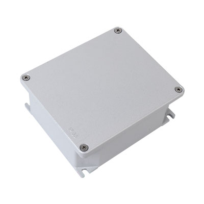 Коробка ответвительная алюминиевая окрашенная, IP66/IP67, RAL9006, 154х129х58мм