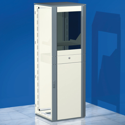 Сборный напольный шкаф CQEC для установки ПК, 1600 x 600 x 600 мм