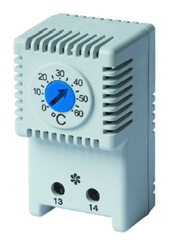 Термостат с регулируемым диапазоном температуры 0…+60°C, NO-контакт