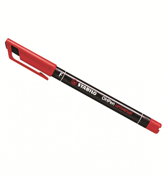 Перманентная ручка 0,6мм красный