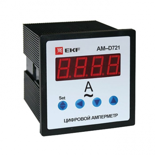Амперметр AM-D721 цифровой на панель (72х72) однофазный EKF PROxima