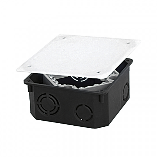 Коробка распределительная КМТ-010-022 для подштукатурного монтажа с клеммником и крышкой (107х107х50) EKF PROxima