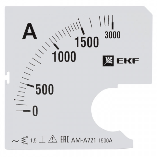 Шкала сменная для A721 150/5А-1,5 EKF PROxima