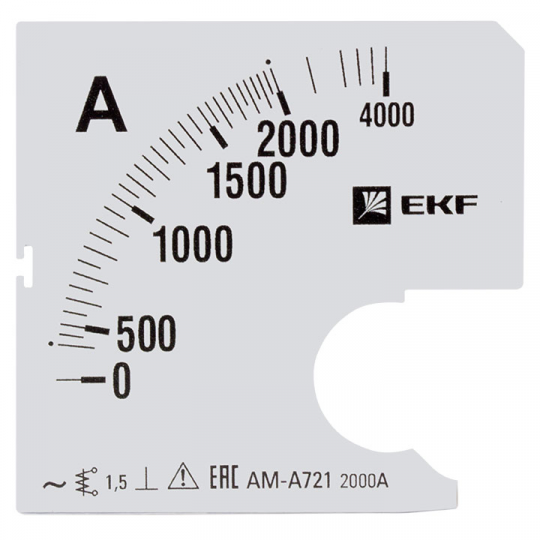 Шкала сменная для A721 200/5А-1,5 EKF PROxima