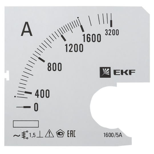 Шкала сменная для A961 1600/5А-1,5 EKF PROxima