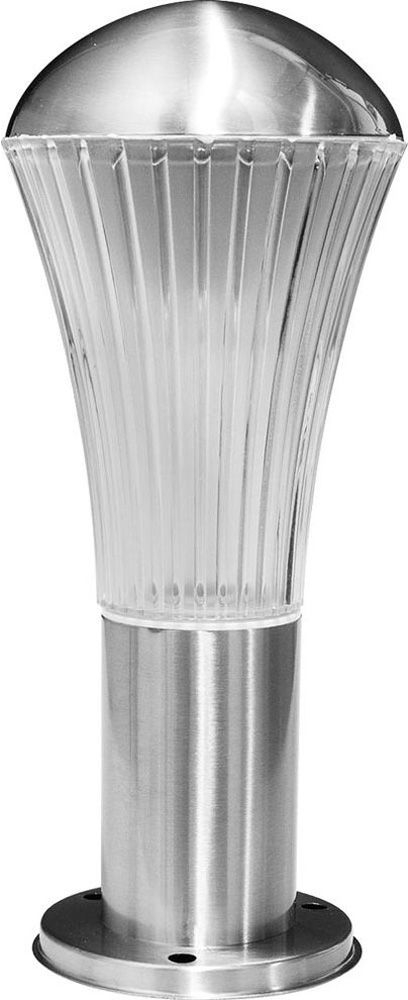 Светильник садово-парковый Feron DH0503, Техно столб, 18W E27 230V, серебро