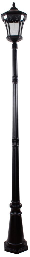 Светильник садово-парковый Feron PL4037 столб восьмигранный 60W 230V E27, черный
