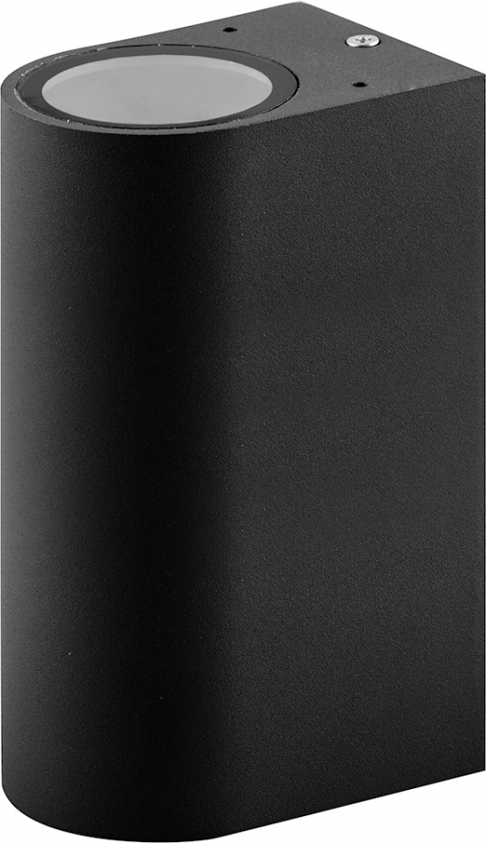 Светильник садово-парковый Feron DH015, на стену, 2*GU10 230V, черный