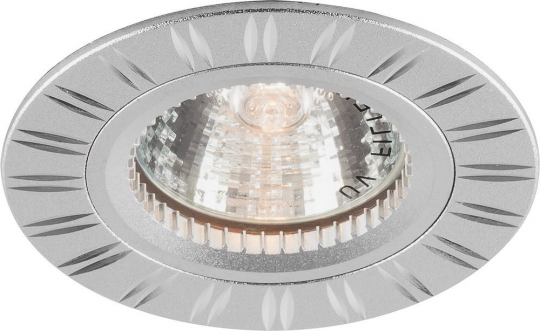 Светильник встраиваемый Feron GS-M393 потолочный MR16 G5.3 серебристый