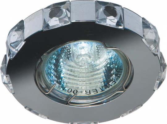 Светильник потолочный,  MR16 G5.3 с прозрачным стеклом, хром, DL235