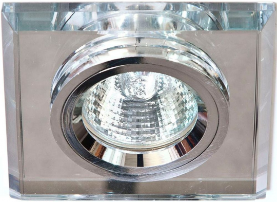 Светильник встраиваемый Feron DL8170-2 потолочный MR16 G5.3 серебристый