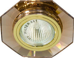 Светильник встраиваемый Feron 8120-2 потолочный MR16 G5.3 коричневый