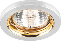 Светильник встраиваемый Feron DL1016 потолочный MR16 G5.3 алюминий-золото