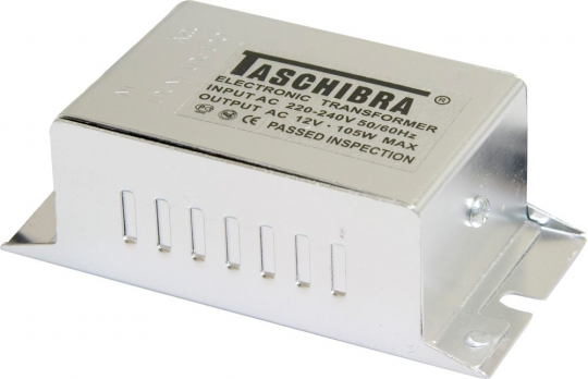 Трансформатор электронный понижающий (TASCHIBRA), 230V/12V 60W, TRA25