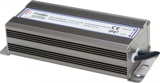 Трансформатор электронный для светодиодной ленты 100W 12V IP67 (драйвер), LB007