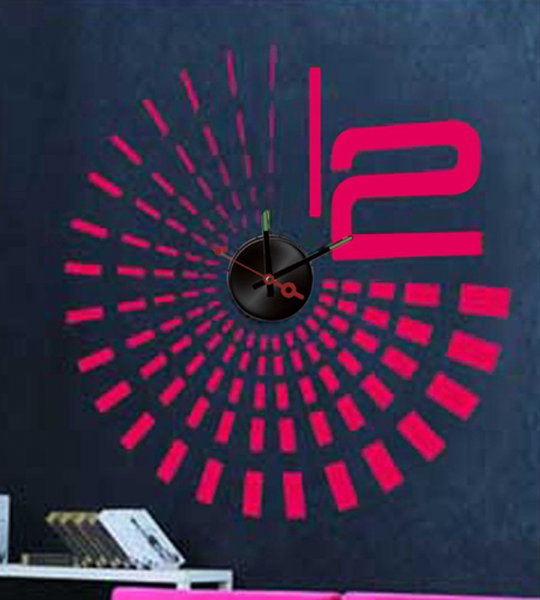 Часы-наклейка на стену Feron NL28 с питанием от батареек