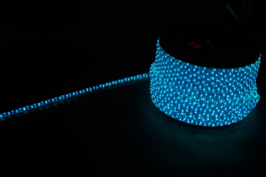 Дюралайт светодиодный Feron LED-F3W 3-х жильный , синий-белый 2,88Вт/м 72LED/м 50м 220V