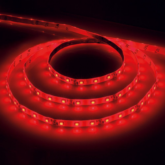 Светодиодная LED лента Feron LS603, 60SMD(2835)/m 4.8W/m 12V 5m красный