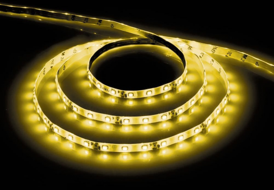 Cветодиодная LED лента Feron LS604, 60SMD(2835)/м 4.8Вт/м  5м IP65 12V желтый