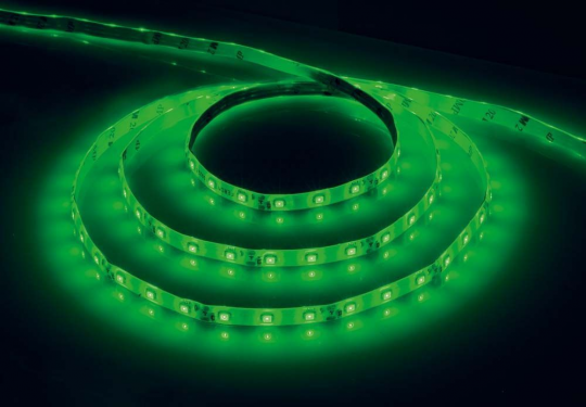 Светодиодная LED лента Feron LS604, 60SMD(2835)/m 4.8W/m 12V IP65 5m зеленый