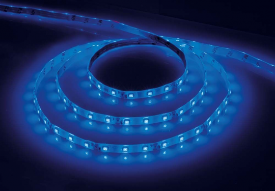 Светодиодная LED лента Feron LS604, 60SMD(2835)/m 4.8W/m 12V IP65 5m синий