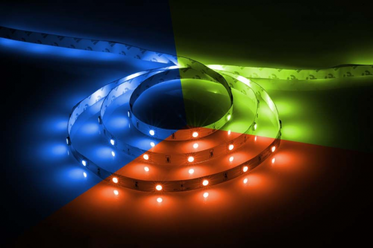 Cветодиодная LED лента Feron LS606, 30SMD(5050)/м 7.2Вт/м  5м IP20 12V RGB