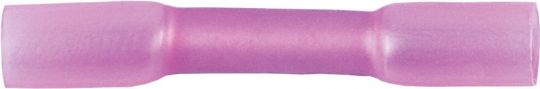 Гильза соединительная изолированная термоусаживаемая STEKKER LD300-0515 сечение 0,5-1,5мм2, 19A, розовый (DIY упак 10шт)