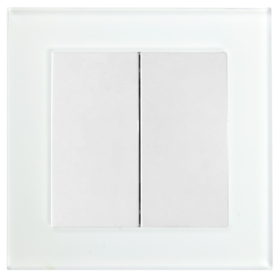 Выключатель 2-клавишный STEKKER, GLS10-7004-01, 250В, 10А, серия Катрин, белый