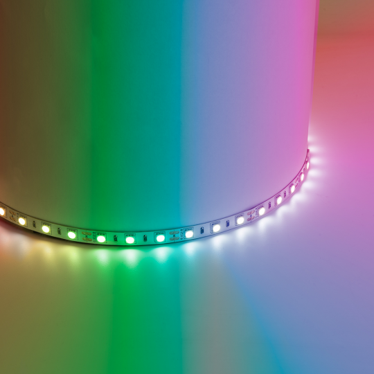Светодиодная LED лента Feron LS606, 60SMD(5050)/m 14,4W/m 12V 5m RGB