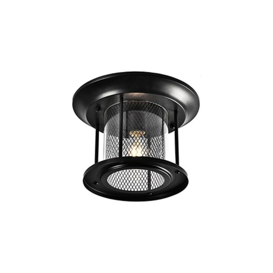 Светильник садово-парковый Feron PL723 на потолок  60W E27 230V, черный