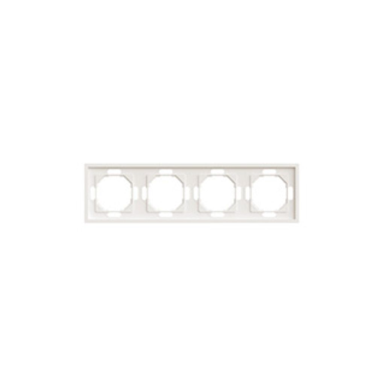 Рамка STEKKER, PFR00-5004-08 4-местная, серия Эмили, кашемир, soft touch