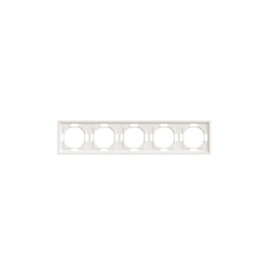 Рамка STEKKER, PFR00-5005-08 5-местная, серия Эмили, кашемир, soft touch
