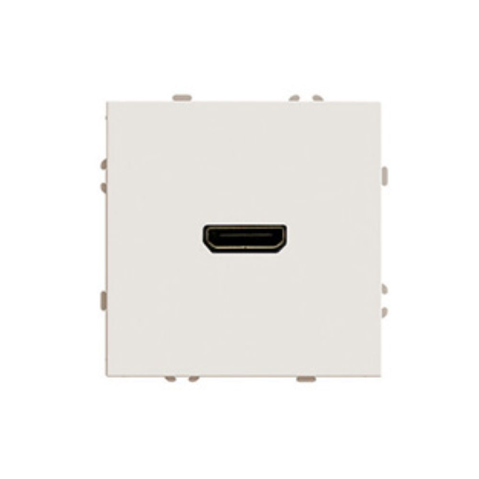 Розетка HDMI 2.0 Type A (механизм), STEKKER, серия Эмили, RST00-5118-08, кашемир, soft touch