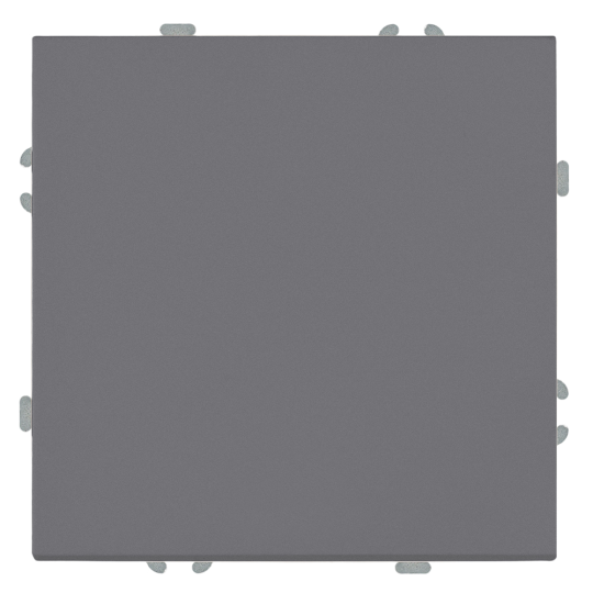 Переключатель 1-клавишный (механизм), СЗК, STEKKER, 250В, 10A, серия Эмили, RSW10-5105-10ZK, платиново-серый, soft touch