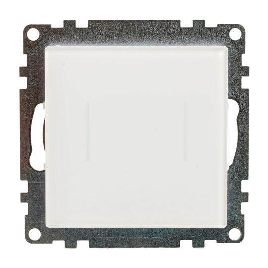 Выключатель 2-клавишный сенсорный (механизм) 250В, 5А, серия Катрин, белый