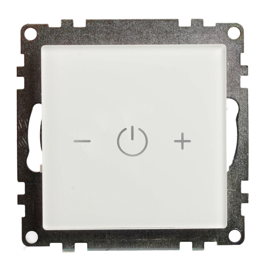 Выключатель диммирующий сенсорный (механизм) 250В, 150W, серия Катрин, белый