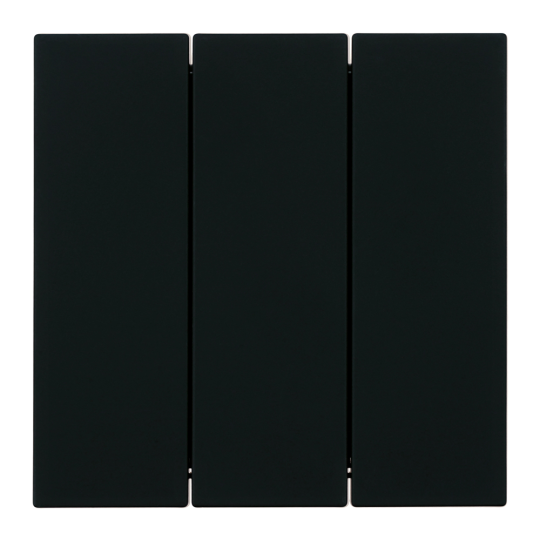 Выключатель 3-клавишный (механизм), STEKKER, 250В, 10А, серия Мия, RSW10-3108-05, черный бархат