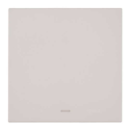 Выключатель 1-клавишный c индикатором (механизм), STEKKER, 250В, 10А, серия Мия, RSW10-3101-08, пудровый жемчуг