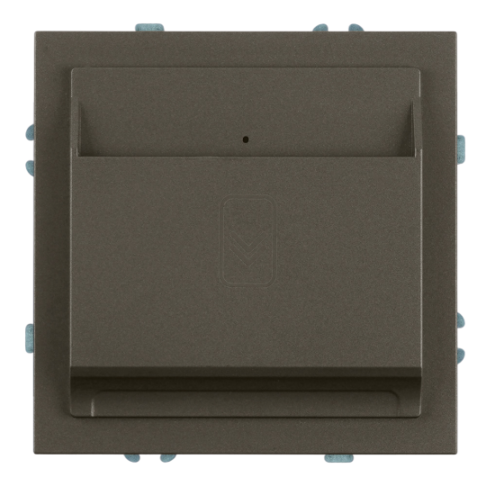 Выключатель карточный (механизм), STEKKER, 250В, 40А, серия Эмили, RSW40-5114-09, антрацит, soft touch