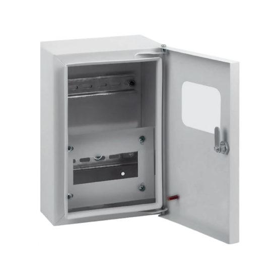 Шкаф учетно-распределительный навесной ЩУРн-1/6 STEKKER EBX60-3/1/6.2-31  IP31 (285*190*145) сталь, серия ArcaMetal