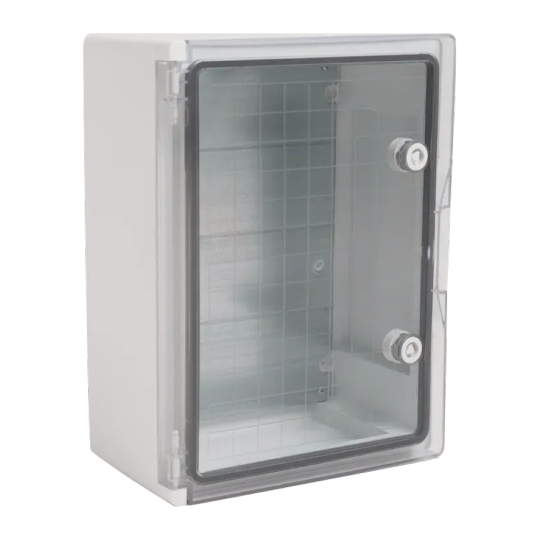 Корпус пластиковый ЩМПп STEKKER EBX60-6/06-65 IP65 c прозрачной дверью (400*300*165) пластик, серия ArcaWP65+