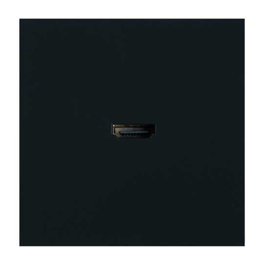 Розетка HDMI 2.0 Type A (механизм), STEKKER, серия Эмили, RST00-5118-01, белый фарфор, soft touch