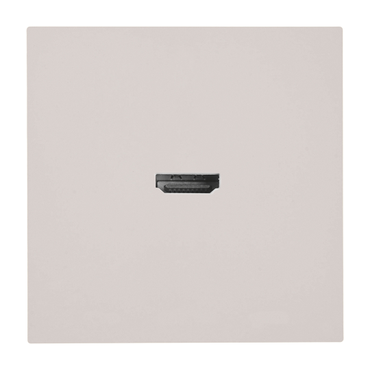 Розетка HDMI 2.0 Type A (механизм), STEKKER, серия Эмили, RST00-5118-01, белый фарфор, soft touch