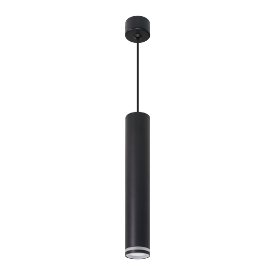 Светильник потолочный Feron ML1008 Barrel LUNA levitation на подвесе MR11 35W 230V, черный 40*250